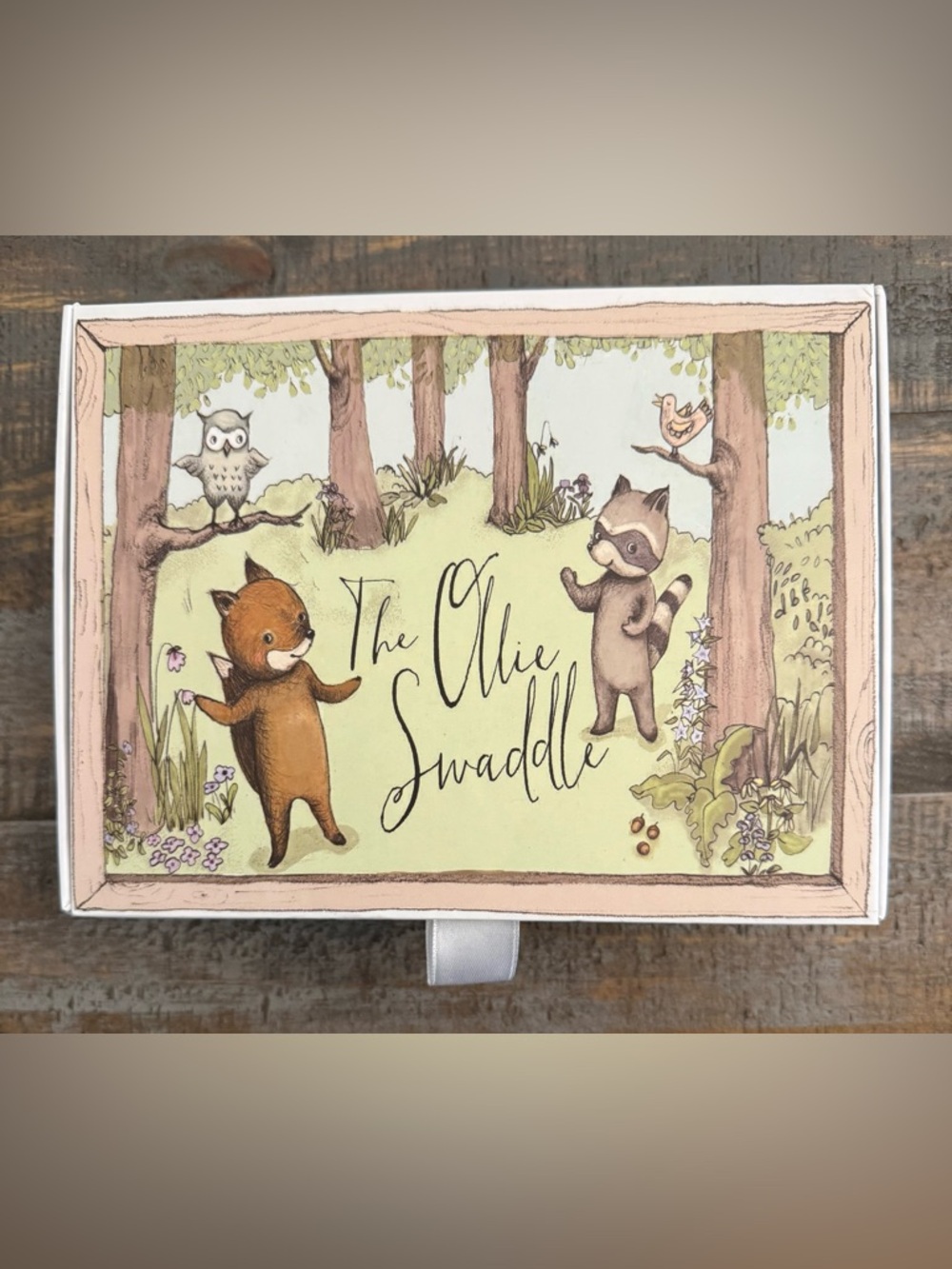 The Ollie Swaddle Woodland Baby Swaddle
